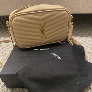 Ysl mini Lou camera bag - beige (Nero) color